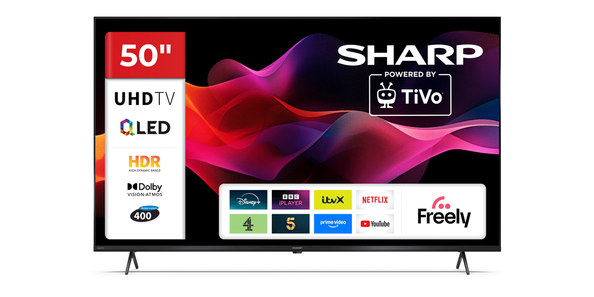 50″ 4K Ultra HD Smart TV